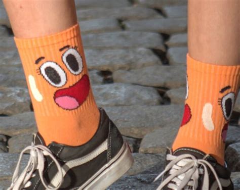 Darwin Watterson Socks / Gumball Socks / Cartoon Socks / Animation Socks / Funny Socks ...