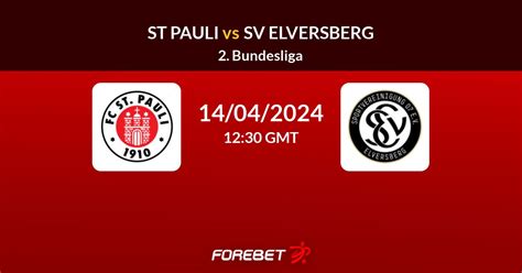 St Pauli Vs SV Elversberg Prediction Stats H2H 14 Apr 2024