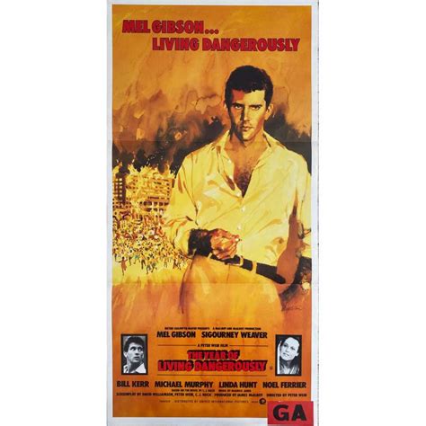 Affiche de cinéma australienne de L ANNEE DE TOUS LES DANGERS 33x78 cm