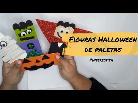 C Mo Hacer Decoraciones De Halloween Usando Paletas De Madera Dr Cula