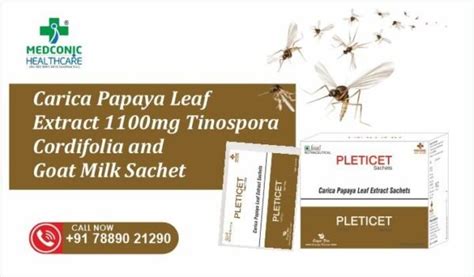 Carica Papaya Leaf Extract Mg Tinospora Cordifolia And Goat Milk