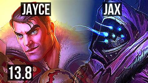 Jayce Vs Jax Top 512 300 Games Kr Grandmaster 138 Youtube