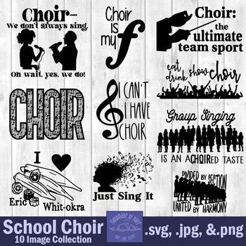 Choir Silhouette Clip Art