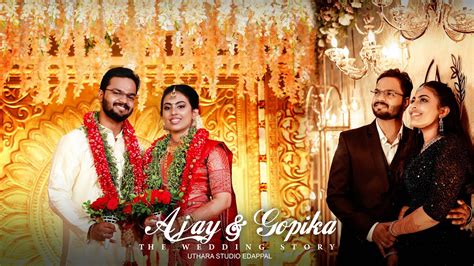 Kerala Traditional Hindu Wedding Highlights 2022 Ajay And Gopika Uthaman Kadanchery Youtube