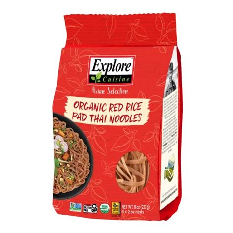 Explore Cuisine Organic Red Rice Pad Thai Noodles Oz Easy To Make