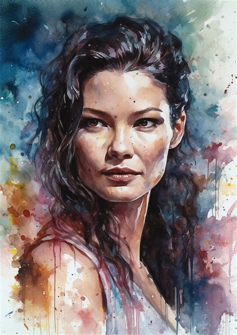 Catherine Zeta Jones Digital Art By Thuy Dinh Thi Fine Art America