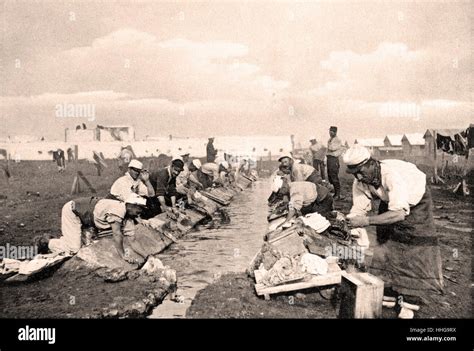 French Foreign Legion, soldier wash their clothes, Morocco, 1900 Stock Photo - Alamy