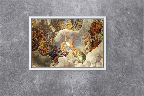 Giulio Romano The Fall Of The Giants Gods Of Olympus Etsy