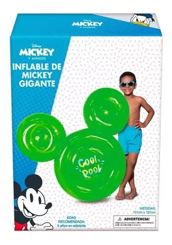 Mickey Minnie Mouse Inflable Gigante Para Alberca MercadoLibre