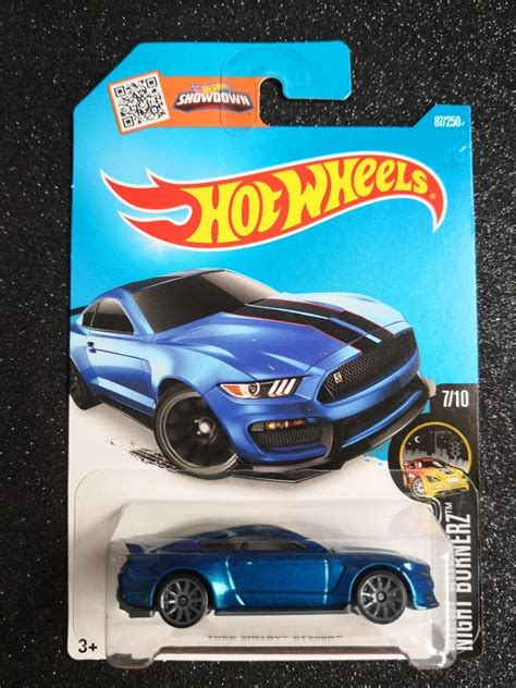 Hot Wheels Ford Shelby GT350R Blue First Edition Hobbies Toys Toys