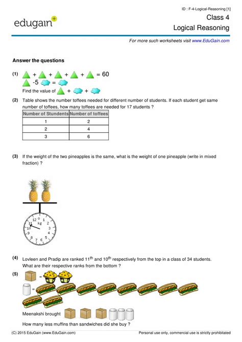 PDF Grade4 Logical Reasoning In DOKUMEN TIPS