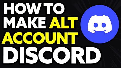 How To Make An Alt Account On Discord Pc Youtube