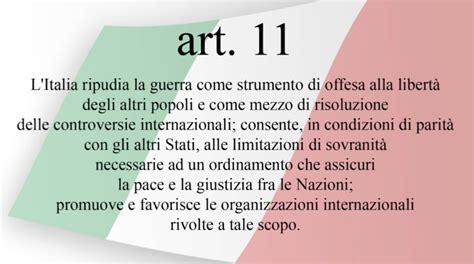 Costituzione Italiana Articolo 11 Il Professore Pazzo