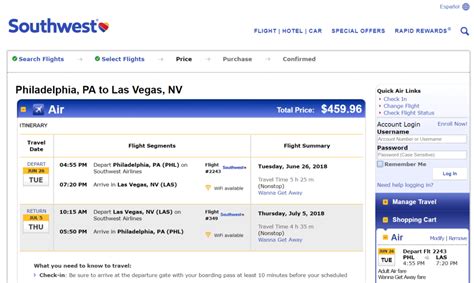 Finding Low Fares on Southwest Airlines - TravelZork