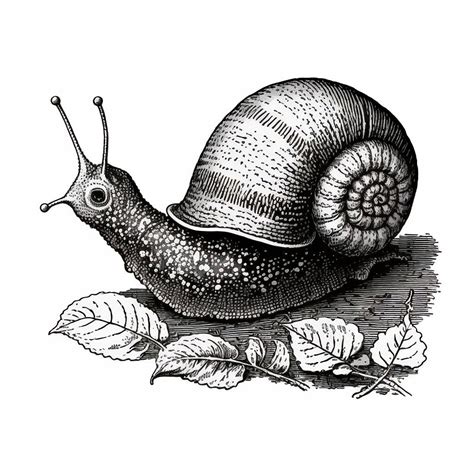 Snail Clipart Black And White