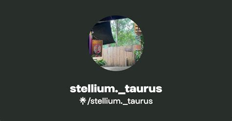 Stellium Taurus Instagram TikTok Linktree