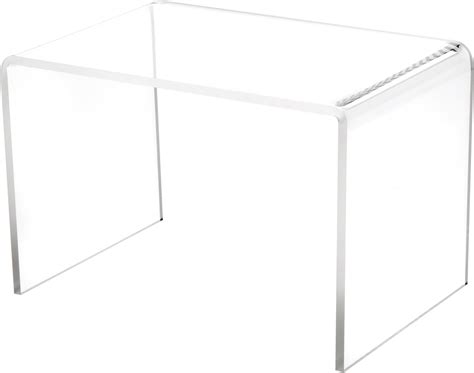 Plymor Clear Acrylic Rectangular Display Riser Inch Height X Inch