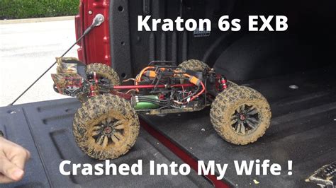 Arrma Kraton 6s EXB First Bash Session Crashed Into My Wife YouTube