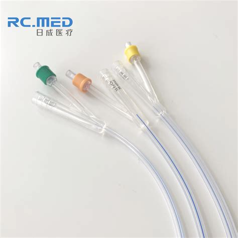 100% Medical Silicone Urinary Catheter Silicone Foley Balloon Catheter - Buy Silicone Urinary ...