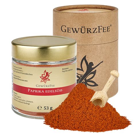 Paprika Edels Ss Im Glas Gew Rzfee Prem Qualit T