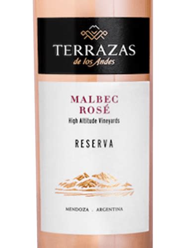 Terrazas De Los Andes Malbec Ros Vivino Us