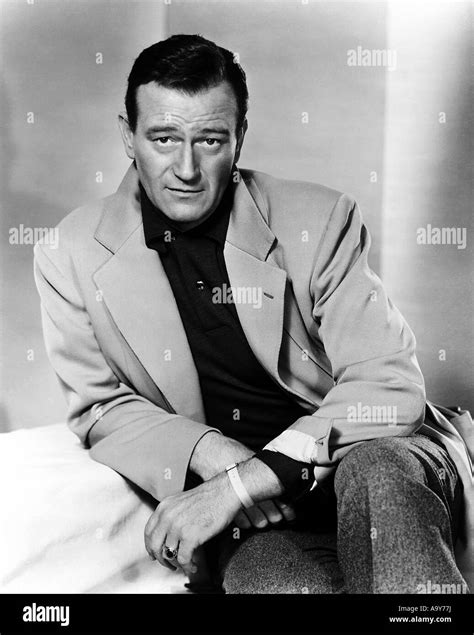 John Wayne Us Film Actor Stock Photo Alamy