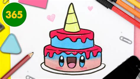 Comment Dessiner Un Gateau Licorne Kawaii Tuto Dessin The Best Porn