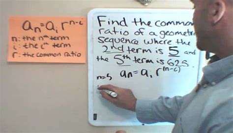 Finding The Common Ratio Tutorial Sophia Learning