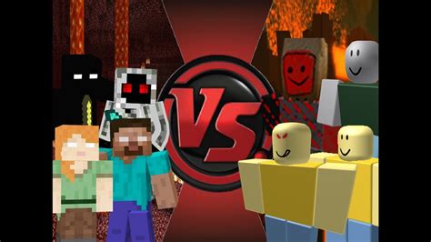 John Doe Roblox Vs Herobrine Creepypasta Cartoon Fight