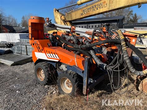 Borr Och Borrvagn Tamrock Commando 120r Stockholm Klaravik