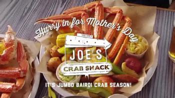 Joe's Crab Shack Mother's Day TV Spot, 'It's Jumbo Bairdi Crab Season ...