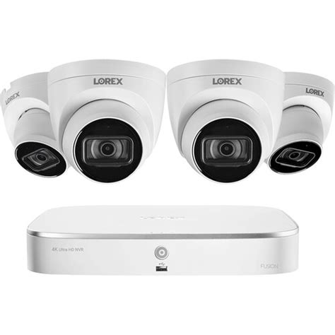 Lorex 8-Channel 4K UHD NVR with 2TB HDD & 4 4K Night Vision Dome