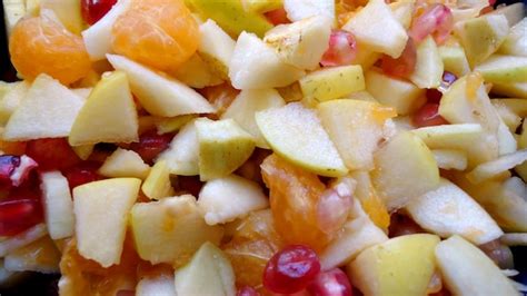 Chaat De Frutas Mixtas En El Intestino Chaat De Frutas Foto Premium