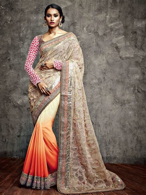 Natasha Couture New Classy Sarees Collection 2014 15 Summer And Party Wear Sarees Collection