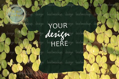 Dark Green Summer Gildan T Shirt Mockup Graphic By Thebest Mockup