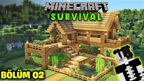 Başlangıç Evim Minecraft Survival W Minecraft Survival S1 B2 Youtube