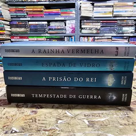 Kit Coleção Livros Rainha Vermelha 4 Volumes Rainha Vermelha