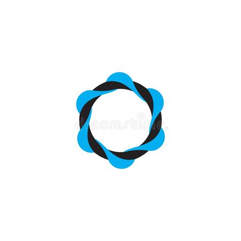 Swirl Curves Object Rotation Motion Symbol Logo Vector Stock Vector