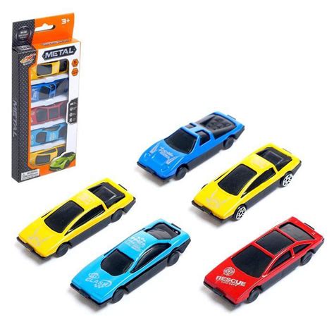Набор металлических машин Супер гонки , 5 штук - купить с доставкой по ...