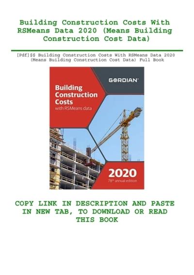 Pdf Building Construction Costs With Rsmeans Data Means