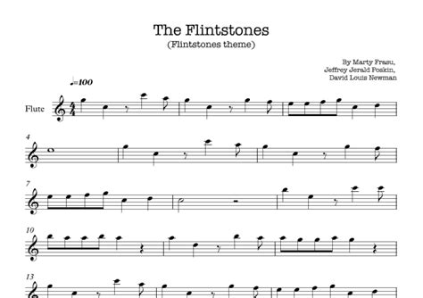 The Flintstones Arr Ep By Jeffrey Jerald Poskin Sheet Music For