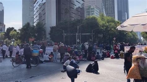 Caos En Insurgentes Y Reforma Manifestantes Liberan El Paso De Los