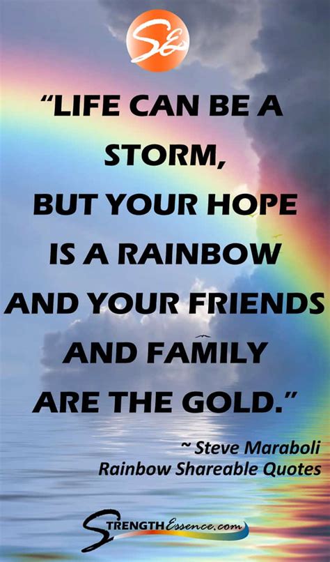 The BEST INSPIRATIONAL Rainbow Quotes (Shareable Images!) - Strength ...