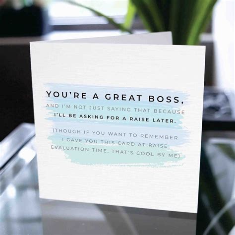 Boss Thank You Card Thank You Card for Boss Leader - Etsy