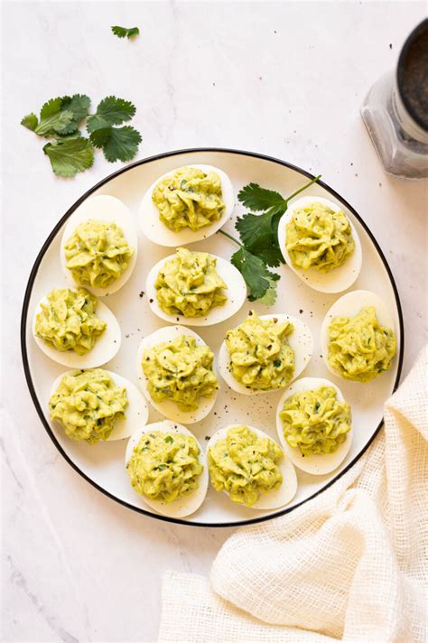 Avocado Deviled Eggs Ifoodreal