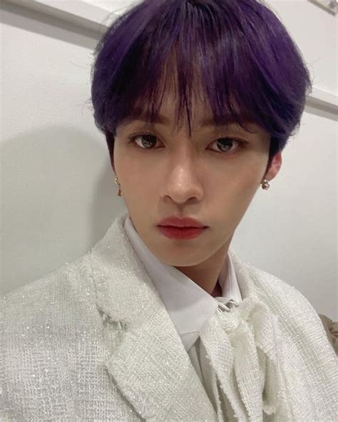 📸 On Twitter Purple Hair Hair Lee Know