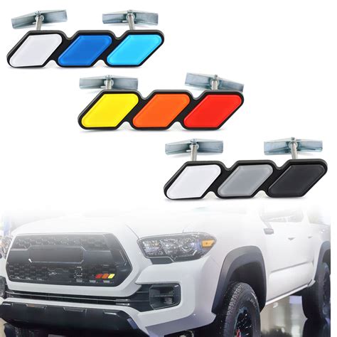 Car Truck Parts Toyota Trd Emblem Tri Color Front Grille Acrylic