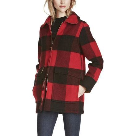 Woolrich Giant Wool Buffalo Coat Women S Clothing