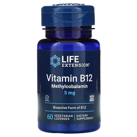 Купить Vitamin B12 Methylcobalamin 5000 мкг (метилкобаламин, витамин ...