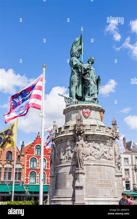 The Statues Of Jan Breydel And Pieter De Coninck Freedom Fighters